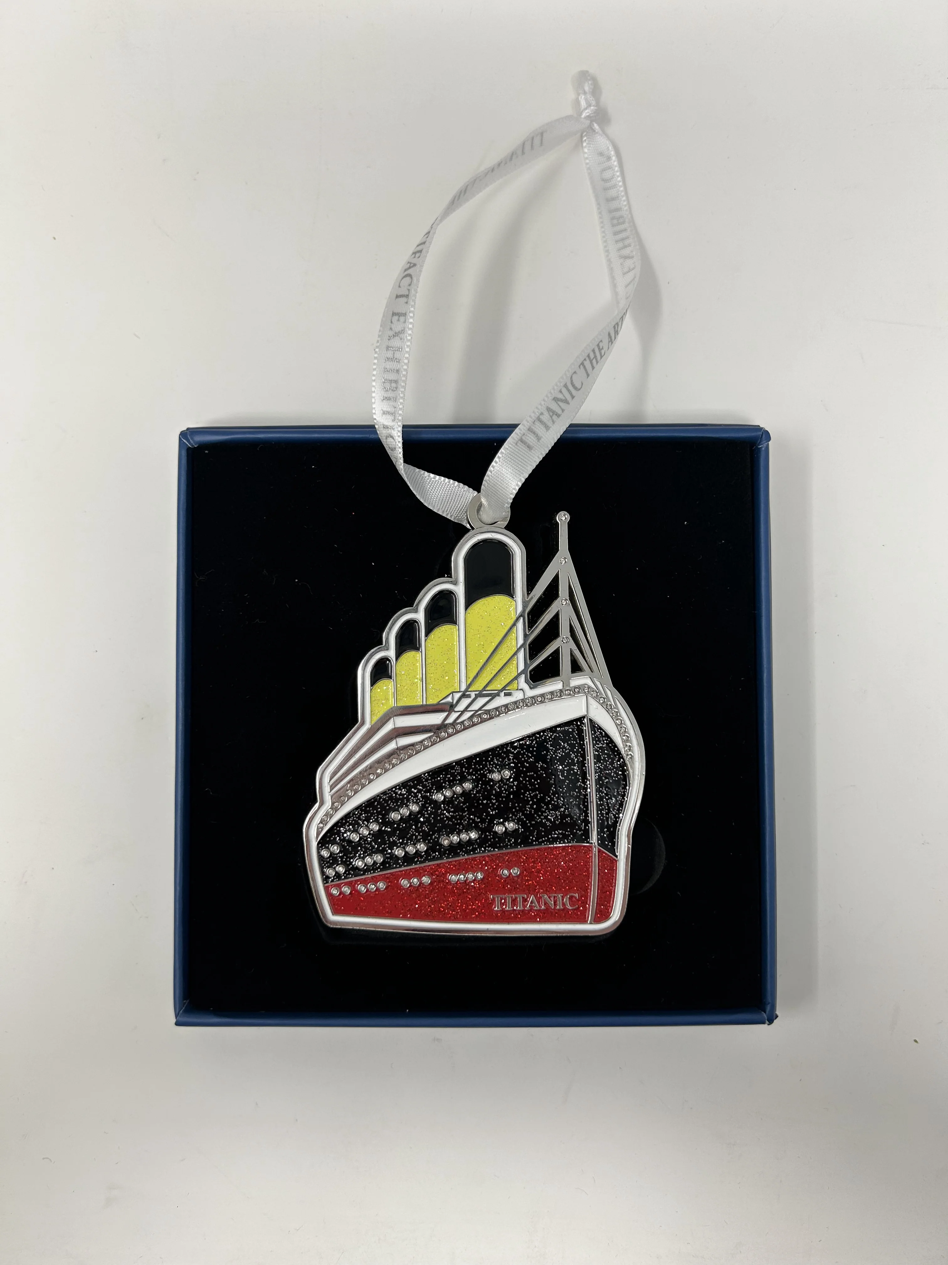 Titanic Boat Ornament with stones