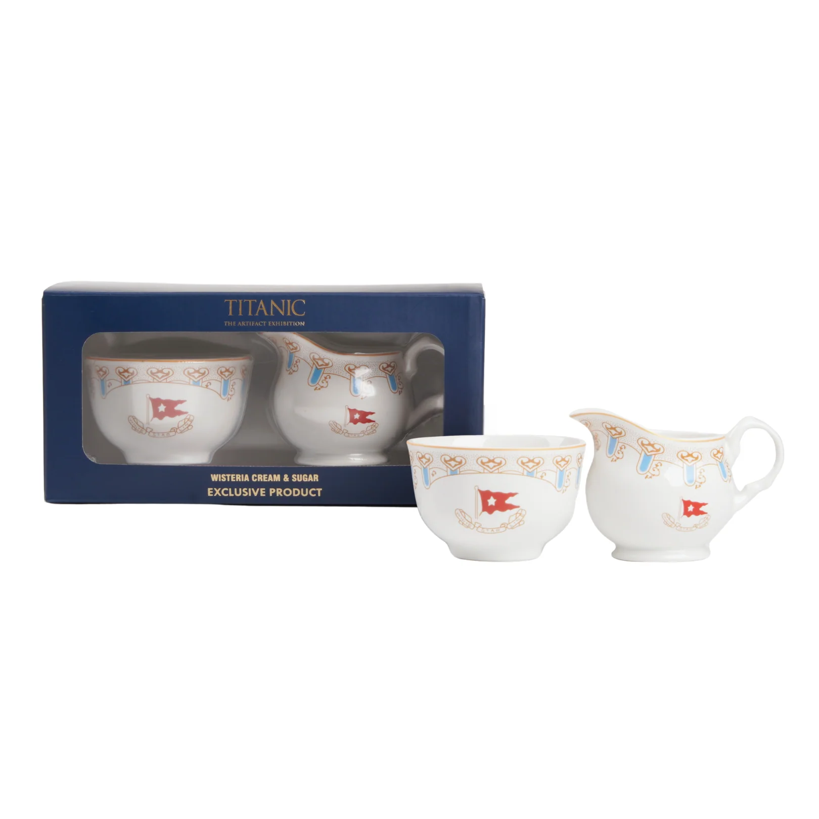Replica Wisteria Sugar and Creamer Set